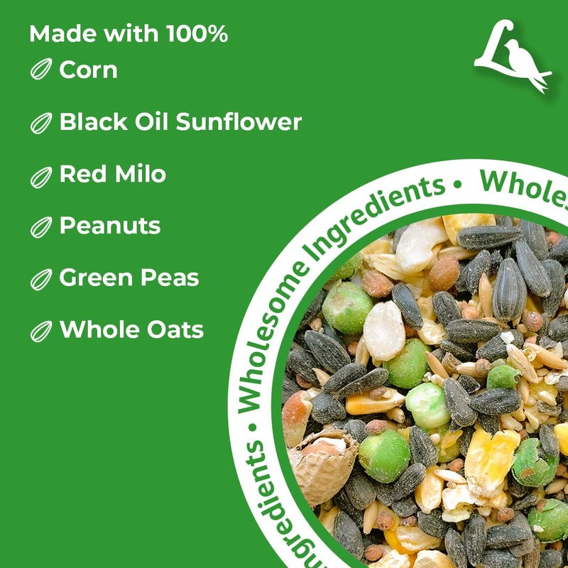 Lyric Wildlife Critter Food for Deer, Squirrels, Turkeys & Rabbits, Wild Bird Seed for Outside Feeders, 10 lb Bag - Image 3